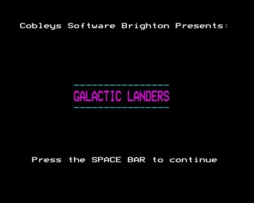 Galactic Landers (19xx)(-)[KILL500] screen shot title